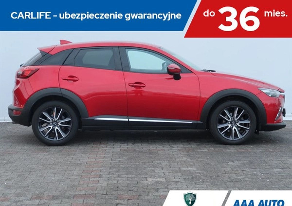 Mazda CX-3 cena 77000 przebieg: 99880, rok produkcji 2017 z Hrubieszów małe 191